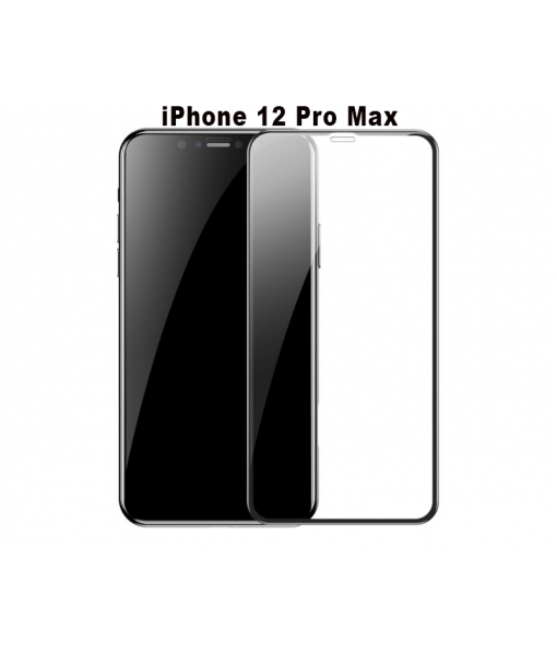Folie Protectie ecran Apple iPhone 12 Pro Max, antisoc 9D , Full Glue , (Smart Glass), Full Face